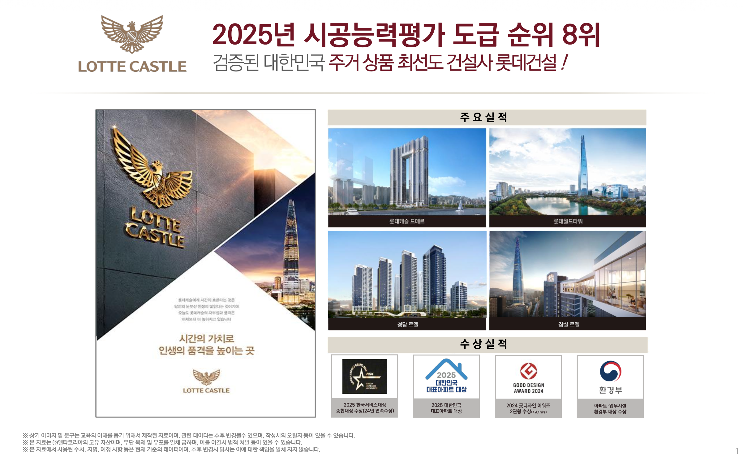 평촌롯데캐슬르씨엘 브랜드소개